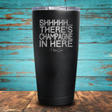 Shhhhh... There's Champagne In Here Coated Drinkware