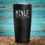 MILF - Mom in Love with a Fisherman Coated Drinkware