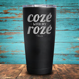 Cozé with my Rosé Coated Drinkware