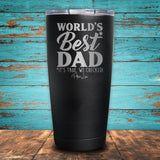 World's Best Dad Coated Drinkware