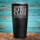 Grumpy Old Man Club Coated Drinkware