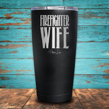 Firefighter Wife Coated Drinkware
