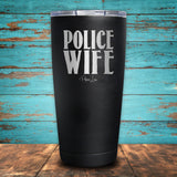 Police Wife Coated Drinkware