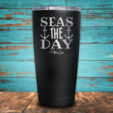 Seas The Day Coated Drinkware
