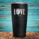 Police Love Simple Coated Drinkware