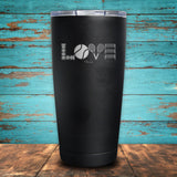 Tennis Love Coated Drinkware