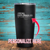 The Real Deplorables Coated Drinkware