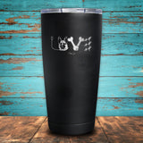 German Shepherd Love Coated Drinkware