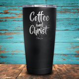 Coffee and Christ Coated Drinkware