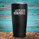 I Flash People Coated Drinkware