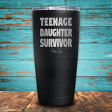 Teenage Daughter Survivor Coated Drinkware