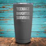 Teenage Daughter Survivor Coated Drinkware