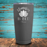 Namastay In Bed Coated Drinkware