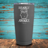Bearly Awake Coated Drinkware