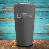 Football Love Coated Drinkware