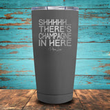 Shhhhh... There's Champagne In Here Coated Drinkware