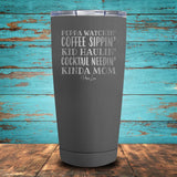 Peppa Watchin' Wine Sippin Coated Drinkware