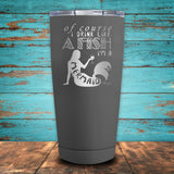Drink Like A Fish Mermaid Coated Drinkware