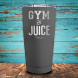 Gym & Juice Coated Drinkware