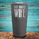 State Trooper Wife Coated Drinkware