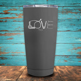 Hair Stylist Love Coated Drinkware