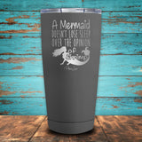 A Mermaid Doesn't Lose Sleep Coated Drinkware