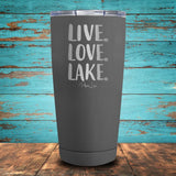 Live Love Lake Coated Drinkware