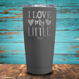 I Love My Little Coated Drinkware