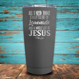 Jesus And Lemonade Coated Drinkware