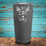 Crazy Cat Lady Coated Drinkware