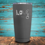Police Love Coated Drinkware
