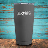 Soccer Love Coated Drinkware