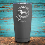 Circle Of Trust Dachshund Coated Drinkware