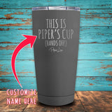This is Your Cup (Custom Name) Coated Drinkware
