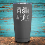 Reel Girls Fish Coated Drinkware