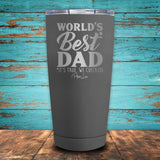World's Best Dad Coated Drinkware