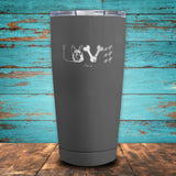 German Shepherd Love Coated Drinkware