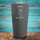 Pardon My French Coated Drinkware