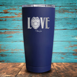 Police Love Simple Coated Drinkware