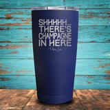 Shhhhh... There's Champagne In Here Coated Drinkware