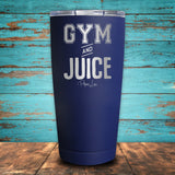Gym & Juice Coated Drinkware