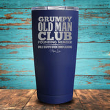 Grumpy Old Man Club Coated Drinkware
