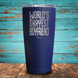 World's Okayest Boyfriend Drinkware