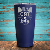 Crazy Cat Lady Coated Drinkware