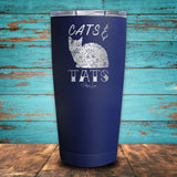 Cats & Tats Coated Drinkware