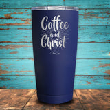 Coffee and Christ Coated Drinkware