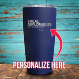 The Real Deplorables Coated Drinkware