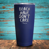 Beach Hair, Don't Care Coated Drinkware