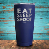 Eat Sleep Shoot Coated Drinkware