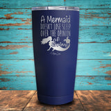 A Mermaid Doesn't Lose Sleep Coated Drinkware